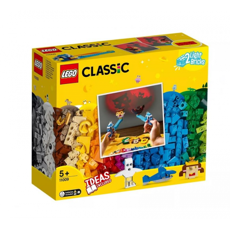 LEGO Classic Kreatívne kocky so svetlami 
